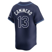 Junior Caminero Men's Tampa Bay Rays Away Jersey - Navy Limited