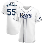 Justyn-Henry Malloy Men's Tampa Bay Rays Home Jersey - White Authentic
