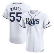 Justyn-Henry Malloy Men's Tampa Bay Rays Home Jersey - White Elite