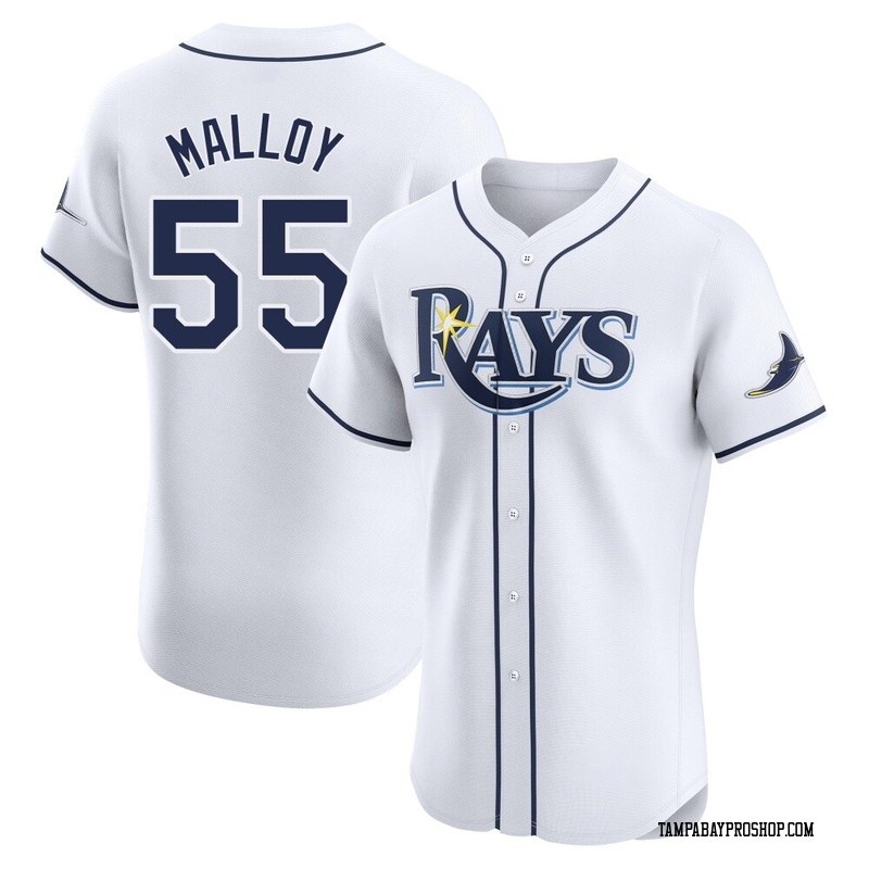 Justyn-Henry Malloy Men's Tampa Bay Rays Home Jersey - White Elite
