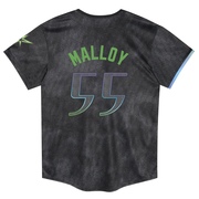 Justyn-Henry Malloy Toddler Tampa Bay Rays 2024 City Connect Jersey - Charcoal Limited