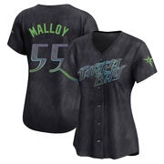 Justyn-Henry Malloy Women's Tampa Bay Rays 2024 City Connect Jersey - Charcoal Limited