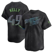 Kevin Kelly Men's Tampa Bay Rays 2024 City Connect Jersey - Charcoal Limited