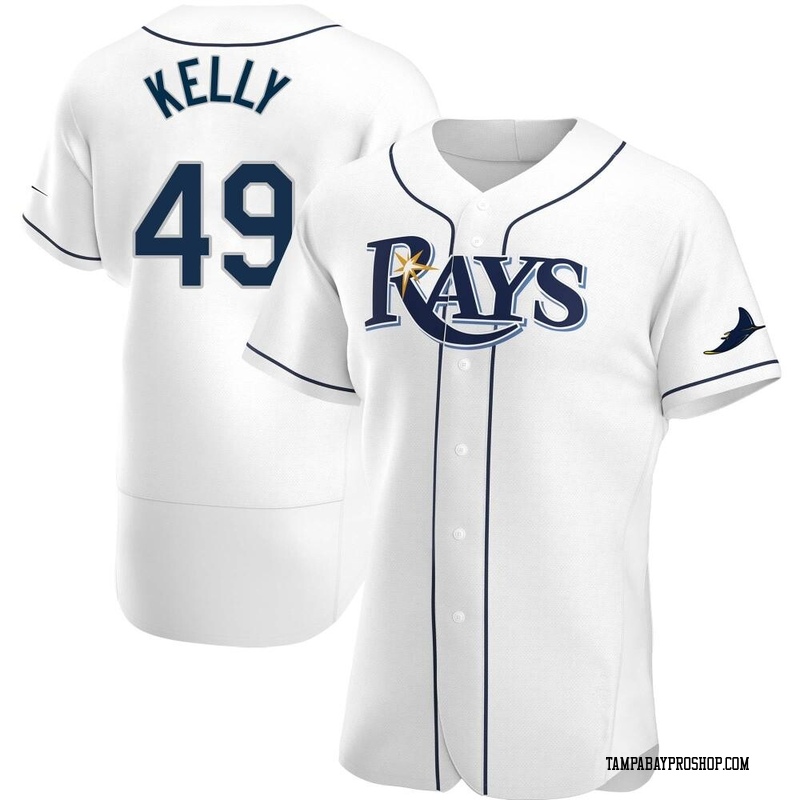 Kevin Kelly Men's Tampa Bay Rays Home Jersey - White Authentic