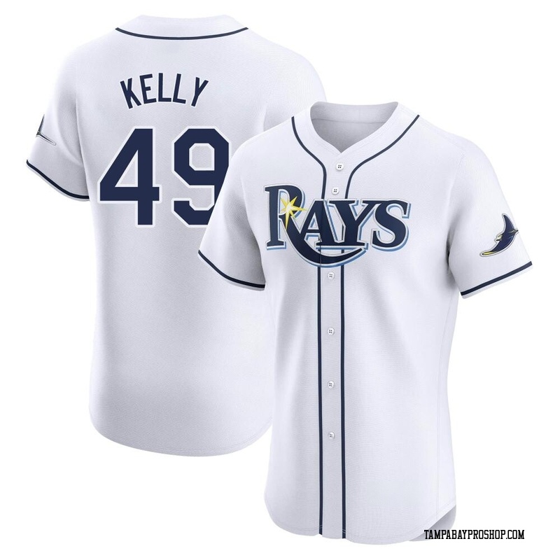 Kevin Kelly Men's Tampa Bay Rays Home Jersey - White Elite