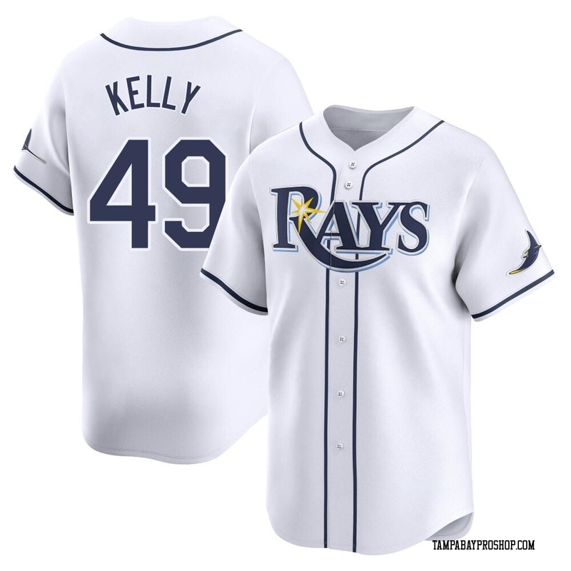 Kevin Kelly Men's Tampa Bay Rays Home Jersey - White Limited
