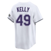 Kevin Kelly Men's Tampa Bay Rays Throwback Cooperstown Jersey - White Limited