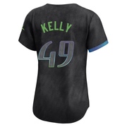 Kevin Kelly Women's Tampa Bay Rays 2024 City Connect Jersey - Charcoal Limited