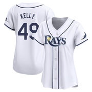 Kevin Kelly Women's Tampa Bay Rays Home Jersey - White Limited