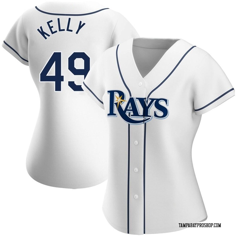 Kevin Kelly Women's Tampa Bay Rays Home Jersey - White Replica