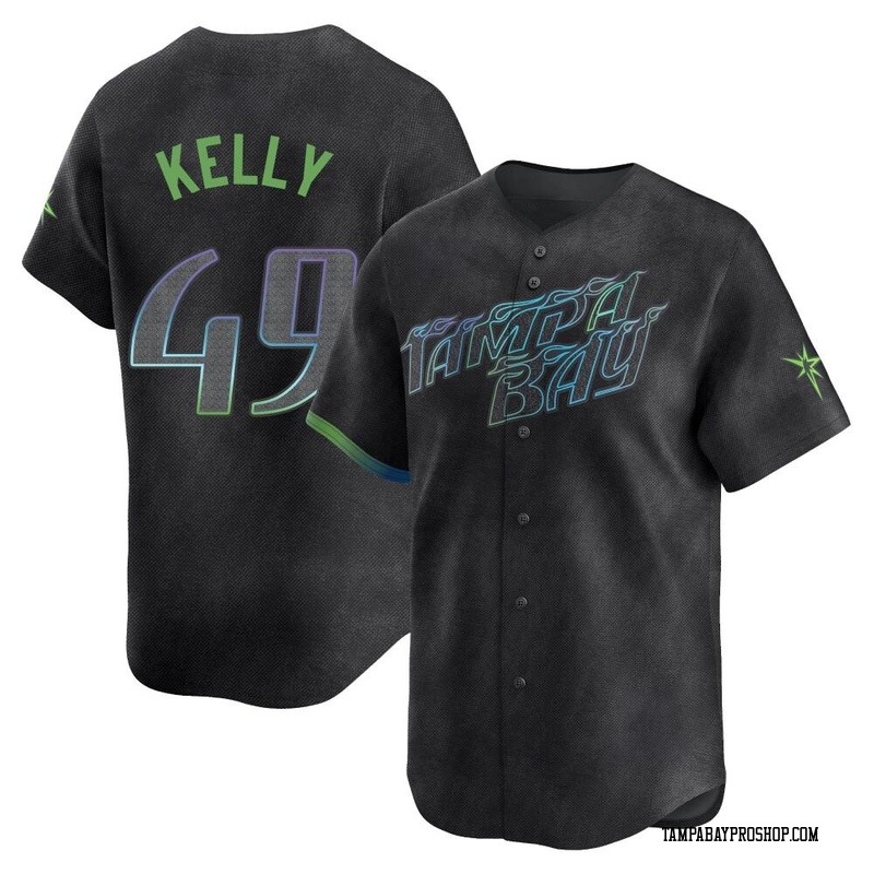 Kevin Kelly Youth Tampa Bay Rays 2024 City Connect Jersey - Charcoal Limited