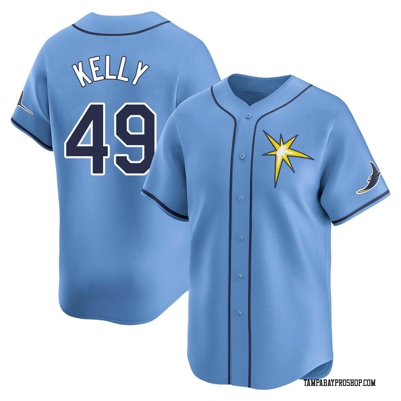 Kevin Kelly Youth Tampa Bay Rays Alternate Jersey - Light Blue Limited