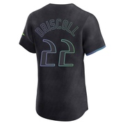 Logan Driscoll Men's Tampa Bay Rays 2024 City Connect Jersey - Charcoal Elite
