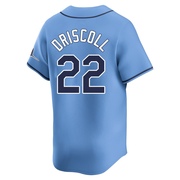 Logan Driscoll Men's Tampa Bay Rays Alternate Jersey - Light Blue Limited