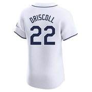Logan Driscoll Men's Tampa Bay Rays Home Jersey - White Elite