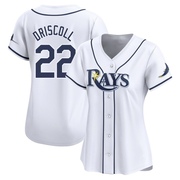 Logan Driscoll Women's Tampa Bay Rays Home Jersey - White Limited