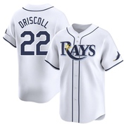 Logan Driscoll Youth Tampa Bay Rays Home Jersey - White Limited