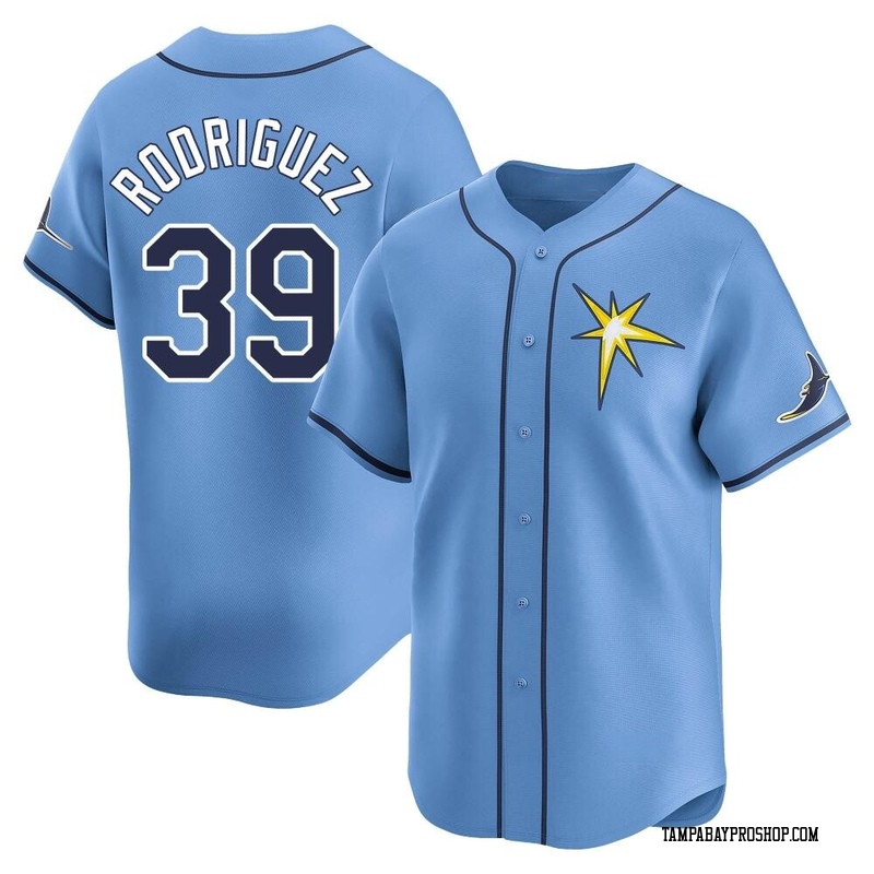 Manuel Rodriguez Men's Tampa Bay Rays Alternate Jersey - Light Blue Limited