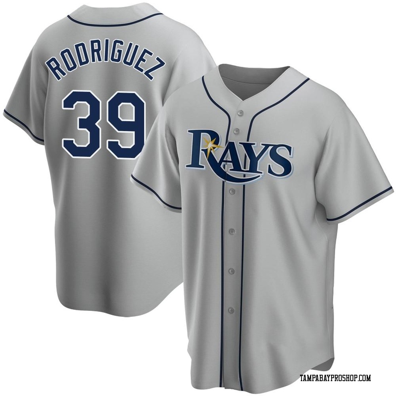 Manuel Rodriguez Men's Tampa Bay Rays Road Jersey - Gray Replica
