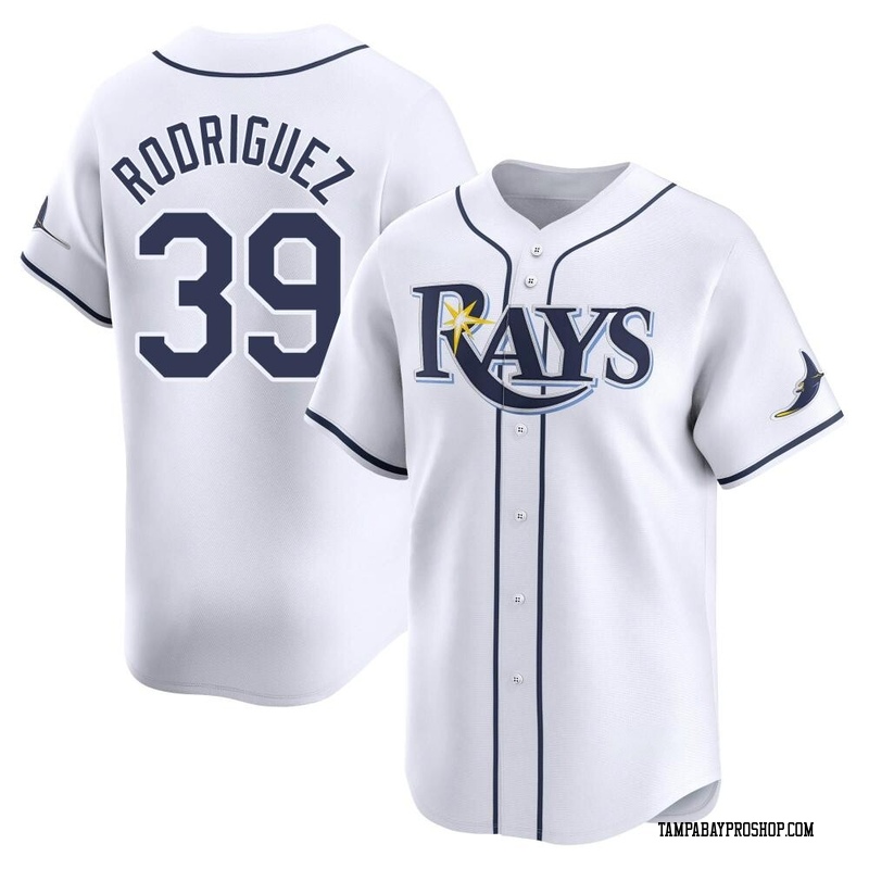 Manuel Rodriguez Youth Tampa Bay Rays Home Jersey - White Limited