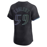 Mason Englert Men's Tampa Bay Rays 2024 City Connect Jersey - Charcoal Elite