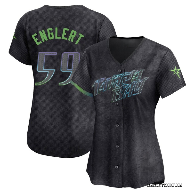 Mason Englert Women's Tampa Bay Rays 2024 City Connect Jersey - Charcoal Limited