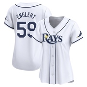 Mason Englert Women's Tampa Bay Rays Home Jersey - White Limited