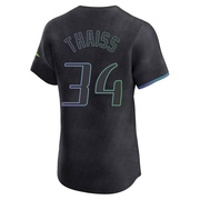 Matt Thaiss Men's Tampa Bay Rays 2024 City Connect Jersey - Charcoal Elite