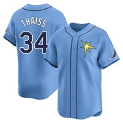 Matt Thaiss Men's Tampa Bay Rays Alternate Jersey - Light Blue Limited