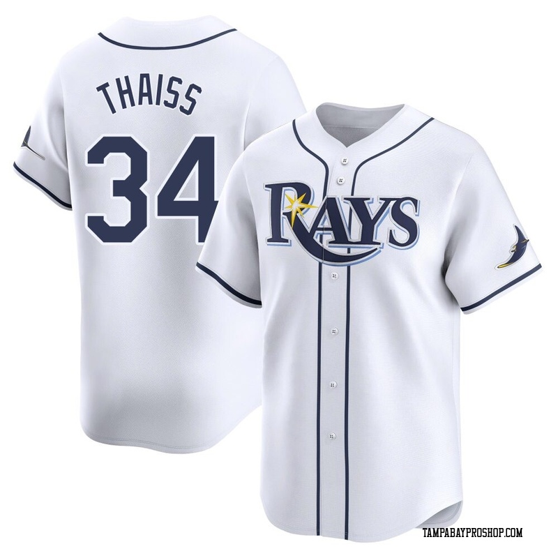 Matt Thaiss Men's Tampa Bay Rays Home Jersey - White Limited