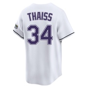 Matt Thaiss Men's Tampa Bay Rays Throwback Cooperstown Jersey - White Limited