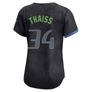 Matt Thaiss Women's Tampa Bay Rays 2024 City Connect Jersey - Charcoal Limited