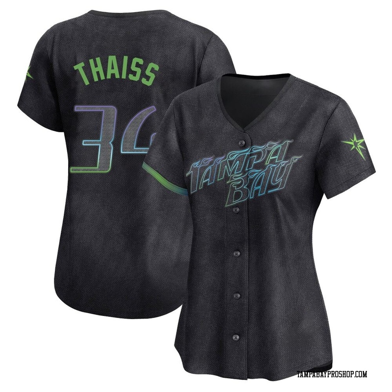 Matt Thaiss Women's Tampa Bay Rays 2024 City Connect Jersey - Charcoal Limited