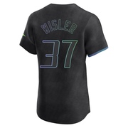 Matt Wisler Men's Tampa Bay Rays 2024 City Connect Jersey - Charcoal Elite