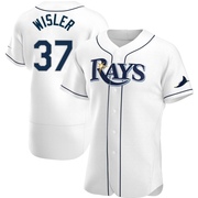 Matt Wisler Men's Tampa Bay Rays Home Jersey - White Authentic