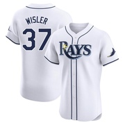 Matt Wisler Men's Tampa Bay Rays Home Jersey - White Elite