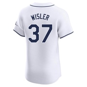 Matt Wisler Men's Tampa Bay Rays Home Jersey - White Elite