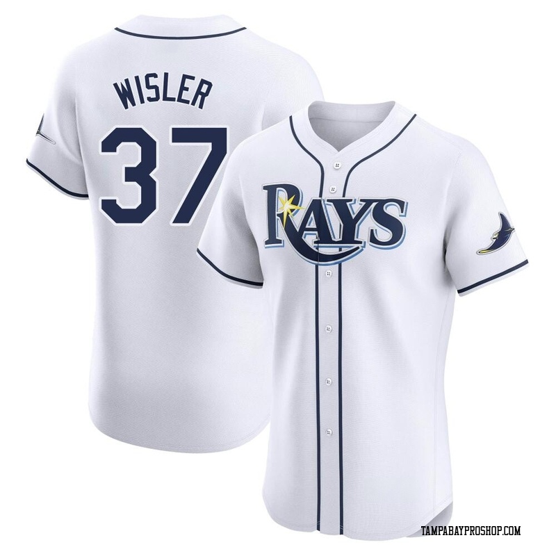 Matt Wisler Men's Tampa Bay Rays Home Jersey - White Elite