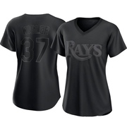 Matt Wisler Women's Tampa Bay Rays Pitch Fashion Jersey - Black Authentic