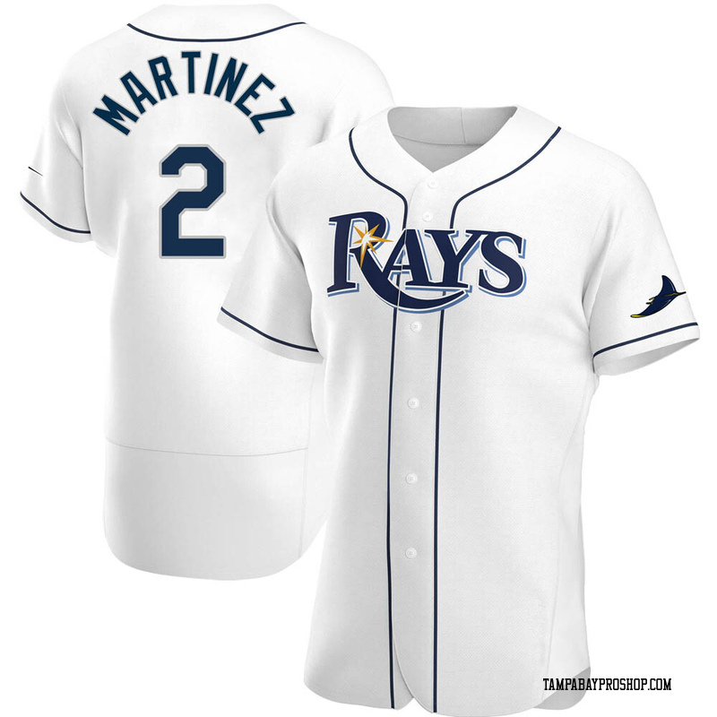 Michael Martinez Men's Tampa Bay Rays Home Jersey - White Authentic