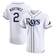 Michael Martinez Men's Tampa Bay Rays Home Jersey - White Elite