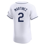 Michael Martinez Men's Tampa Bay Rays Home Jersey - White Elite
