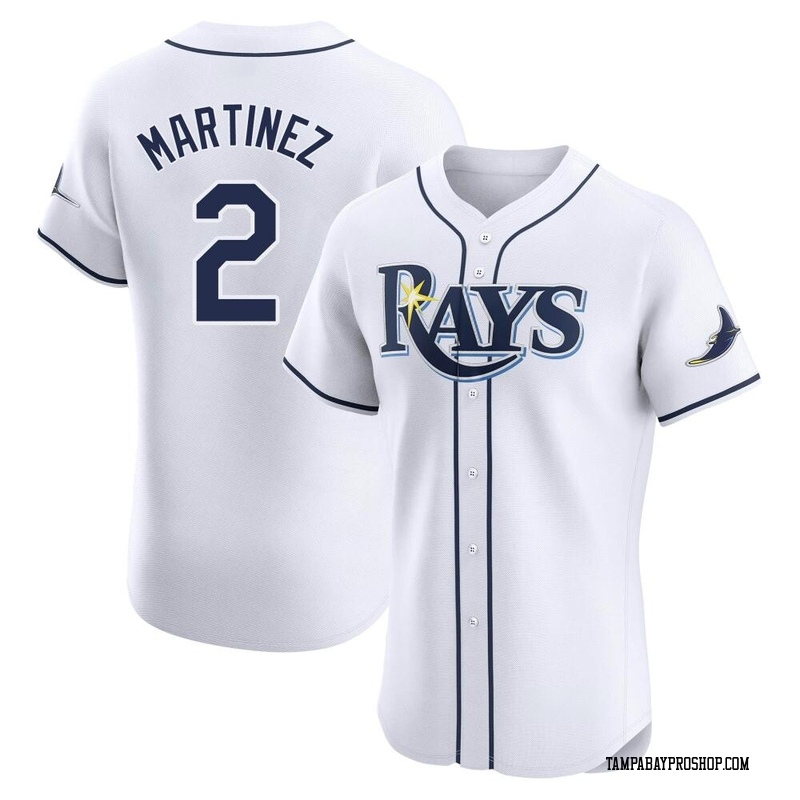 Michael Martinez Men's Tampa Bay Rays Home Jersey - White Elite