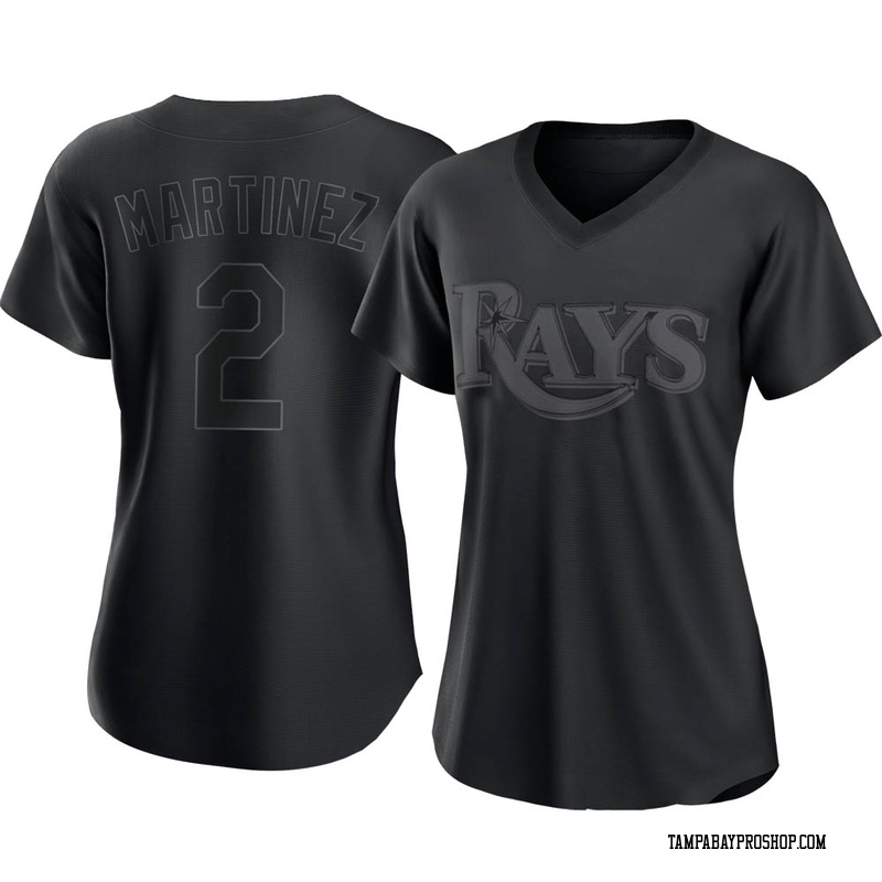 Michael Martinez Women's Tampa Bay Rays Pitch Fashion Jersey - Black Authentic