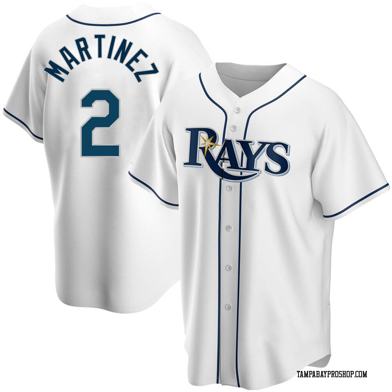 Michael Martinez Youth Tampa Bay Rays Home Jersey - White Replica