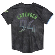 Nathan Lavender Toddler Tampa Bay Rays 2024 City Connect Jersey - Charcoal Limited