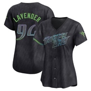 Nathan Lavender Women's Tampa Bay Rays 2024 City Connect Jersey - Charcoal Limited