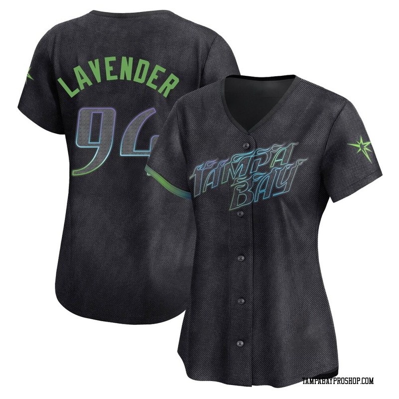 Nathan Lavender Women's Tampa Bay Rays 2024 City Connect Jersey - Charcoal Limited