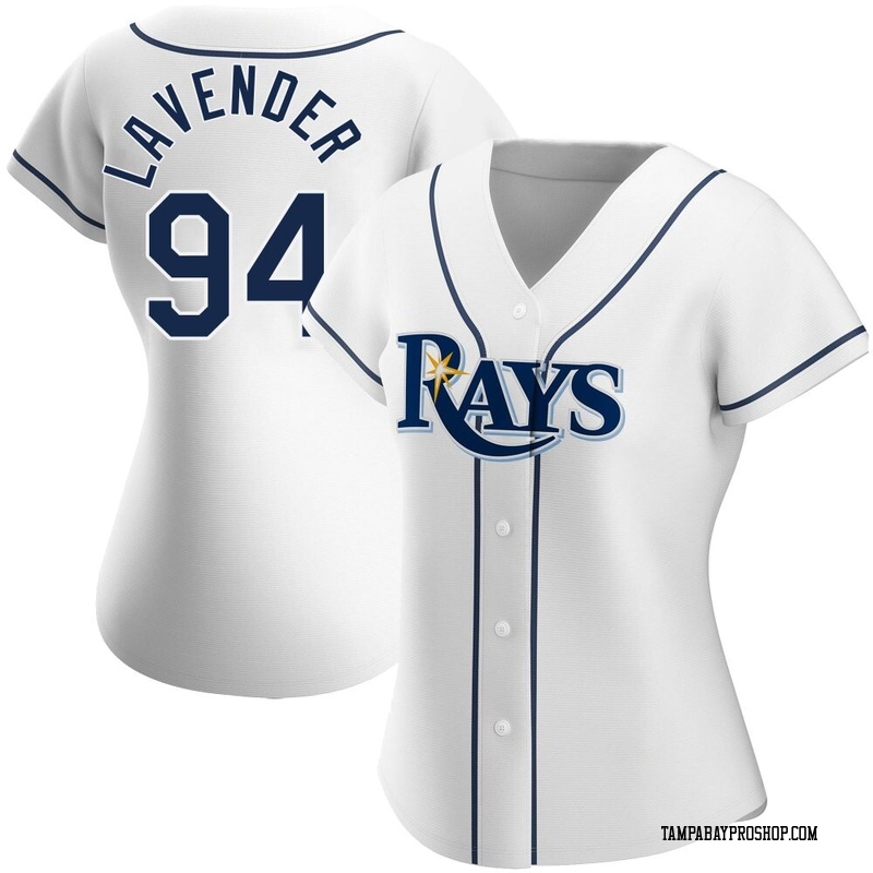 Nathan Lavender Women's Tampa Bay Rays Home Jersey - White Authentic