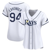 Nathan Lavender Women's Tampa Bay Rays Home Jersey - White Limited